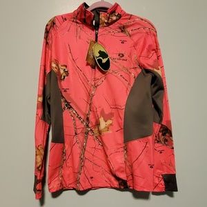 mossy oak pink womens light weight jacket